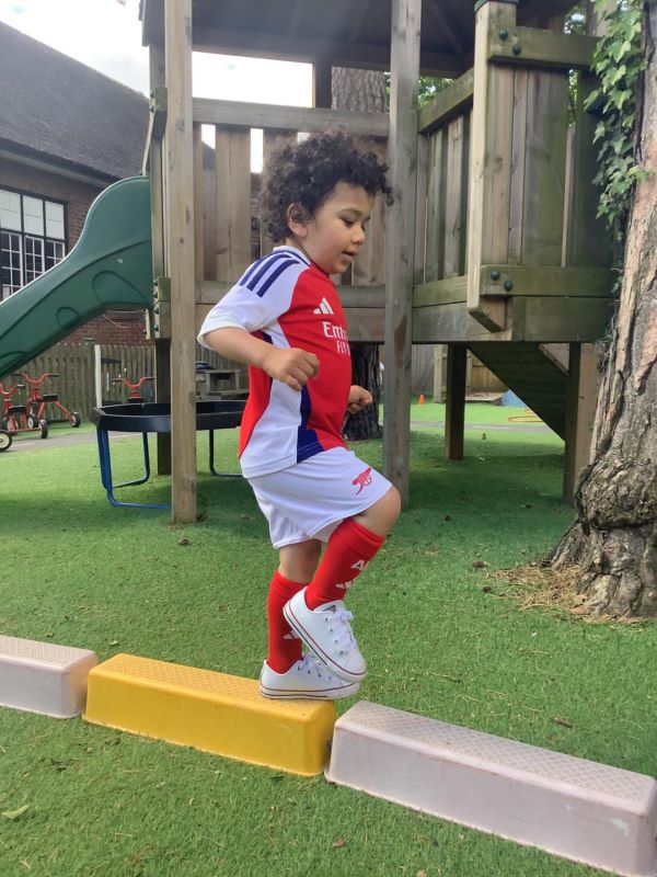 Summer games at Bright Horizons Nursery in Pinner